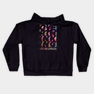 overthinking abstract Kids Hoodie